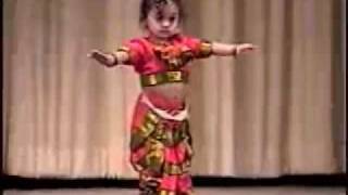 Vinainis Dance Performance  1 year Old Bharata Natyam Most popular Indian Dance [upl. by Bohman]