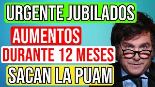 💥AUMENTOS x12 DURANTE UN AÑO 🛑Noticias para Jubilados y PNC de Anses CUANTO COBROAUMENTOSBONO [upl. by Nirtiac]