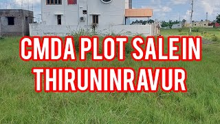 CMDA APPROVED PLOT SALE IN THIRUNINRAVUR [upl. by Adnat]