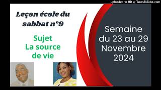 Leçon école du sabbat samedi 23 Novembre 2024 [upl. by Llerat]