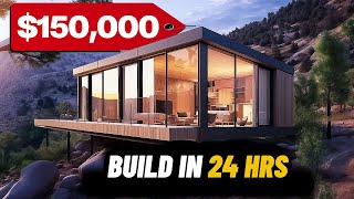 5 Stylish Prefab Modular Homes Under 150k  Build in 24 Hrs [upl. by Rednaxela]