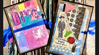 📚My Inspiration Stash Book process video  flip thru DivaDelight [upl. by Gittle149]