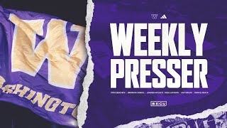 UW Football Weekly Press Conference October 22 2024 [upl. by Neyuq]