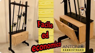 Come fare un porta canna da pesca in modo semplice ed economico [upl. by Ratcliff919]