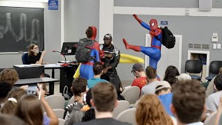 SPIDERMAN IN CLASS PRANK [upl. by Mcneely]