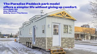 The Paradise Paddock park model offers a simpler life without giving up comfort [upl. by Haskell]