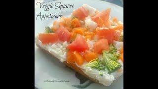 Crescent Roll Veggie Squares [upl. by Hellah]