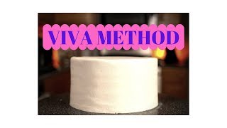 Smooth Buttercream Cake Tutorial  Crumb Coat Tutorial [upl. by Burris289]