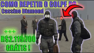 GLITCH ATUALIZADO PARA REPETIR O GOLPE DO CASSINO DIAMOND  GTA 5 ONLINE [upl. by Oj938]