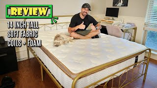 BedStory Mattress Review – 14 Inch Hybrid with Motion Isolation [upl. by Leak]