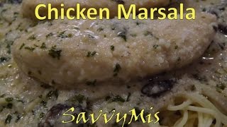 Chicken Marsala Recipe [upl. by Cadmarr]