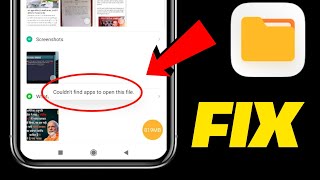 Fix  Couldnt Find Apps To Open This File Problem⚡⚡  PDF File Not Opening  Mi File Manager [upl. by End]