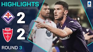 FIORENTINAMONZA 22  HIGHLIGHTS  Gosens’ late goal rescues draw for La Viola  Serie A 202425 [upl. by Frank]