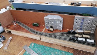 N Gauge Model Railway  Railroad Inglenook Shunting  Switching Layout [upl. by Weiner435]