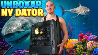 UNBOXAR EN GRYM GAMINGDATOR FRÅN SHARK GAMING [upl. by Meenen]