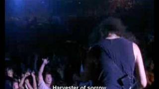 Metallica  Harvester Of Sorrow With Subtitles Seattle 89 [upl. by Hach796]