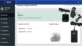 How to Implement Fingerprint Enrolment in PHP Using an API  Biometric Authentication [upl. by Calvinna737]