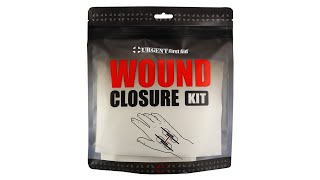 Wound Closure Kit 38 Pieces Urgent First Aid URG3622 [upl. by Cosetta220]