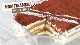 Le MEILLEUR TIRAMISU FACILE et LÉGER  Recette des Biscuits Cuillère quotMaisonquot [upl. by Ivo901]