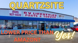 QUARTZSITE RV Store REVIEW [upl. by Dulcine]