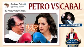 TREMENDO AGARRÓN ENTRE PETRO Y CABAL ¿CÓMO TERMINARÁ LA PELEA  MILEI SE POSESIONA EN ARGENTINA [upl. by Cave]