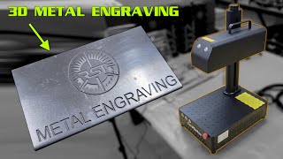 3D Metal Engraving W ComMarker B4 Fiber Laser Review [upl. by Libbie109]