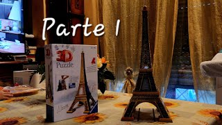 Montaggio 3d Puzzle La Tour Eiffel Ravensburger parte 1 [upl. by Anitnauq495]