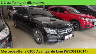 MercedesBenz C200 Avantgarde Line W205 2014 review  Indonesia [upl. by Cimah]