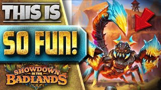 FREE LEGENDARIES I love this deck  Hearthstone Showdown in the Badlands [upl. by Herc]