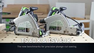 Festool Training How to change your blade on the TS saw [upl. by Arathorn]