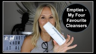 EMPTIES  Favourite Cleansers  Nadine Baggott [upl. by Rafaelof]