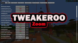 Tweakeroo Zoom  How to zoom in Minecraft [upl. by Tooley]