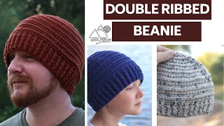 CROCHET Ribbed Beanie in 6 Sizes Baby Child and Adult sizes pattern by Winding Road Crochet [upl. by Lehcin391]