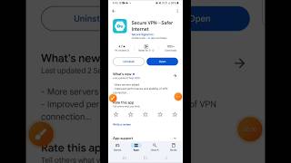 Secure VPN  Safer Internet app  Best Free VPN for Android 2024 vpnforfree vpnappdownload [upl. by Esialb]