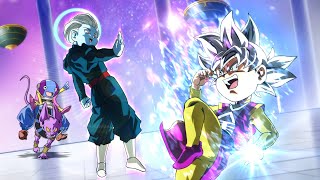 GOKU IS BORN WITH PERFECT ULTRA INSTINCT AND RAISED BY ZENO SAMA  FULL MOVIE 2023 [upl. by Kcam]