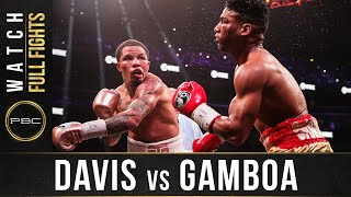 Davis vs Gamboa FULL FIGHT December 28 2019  PBC on Showtime [upl. by Tavia]