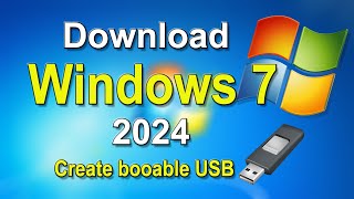 How to Download Windows 7 ISO in 2024  Create Windows 7 ISO USB [upl. by Thoer]