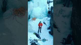 shorts Ice Climbing in Rjukan Norway music [upl. by Maurine]