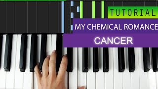 My Chemical Romance  Cancer  Piano Tutorial  MIDI Download [upl. by Fahy]