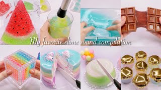 【ASMR】✨好きなスライムの音🪄【音フェチ】My favorite slime sound compilation 좋아하는 슬라임의 소리 정리 [upl. by Carlyn]