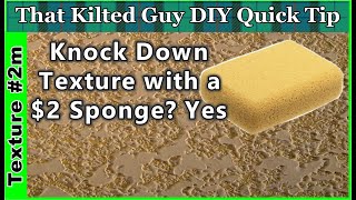 KnockDown Texture Repair Sponge that cost 200 NO WAY Yes Way and it works well [upl. by Deanna]