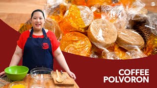 How To Make Coffee Polvoron  Classic Sweet Delicacy From The Philippines [upl. by Whorton840]