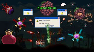 Terraria  Azercadmium mod  All bosses Nohit  New Discord [upl. by Flin]