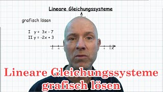 Lineare Gleichungssysteme grafisch lösen [upl. by Domel]