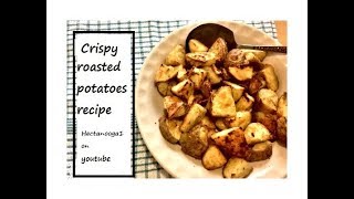 Emis Crispy Roasted Potatoes recipe vegan main dish [upl. by Sixele]