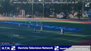 HHerricks High Schools Girls V Soccer vs Mepham HS 101624 [upl. by Htennaj752]