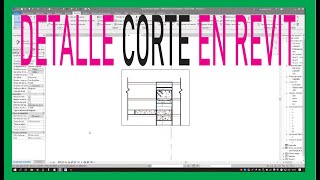 COMO HACER LINEA DE DETALLE DE CORTE  REVIT 2020 ESTRUCTURAS sin audio [upl. by Cornwell789]