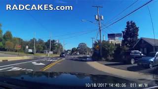 Fireball footage viewed from Sea Girt NJ October 18 2017 Meteor UFO Space Debris entering atmosphere [upl. by Ener631]