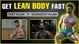 COMPLETE Diet amp Workout Plan For A LEAN BODY With PDF [upl. by Airbas]