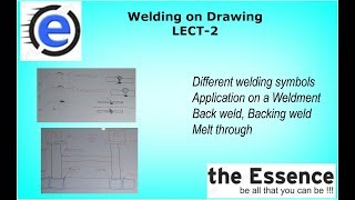 Welding on Drawing Lecture 2 [upl. by Adnohsek]